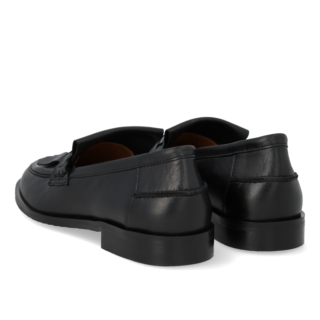 Loafer med fletdetalje