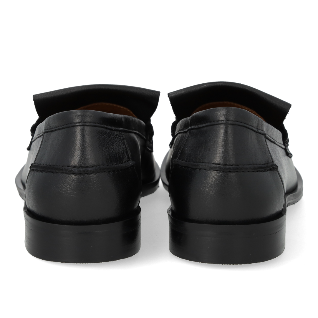 Loafer med fletdetalje