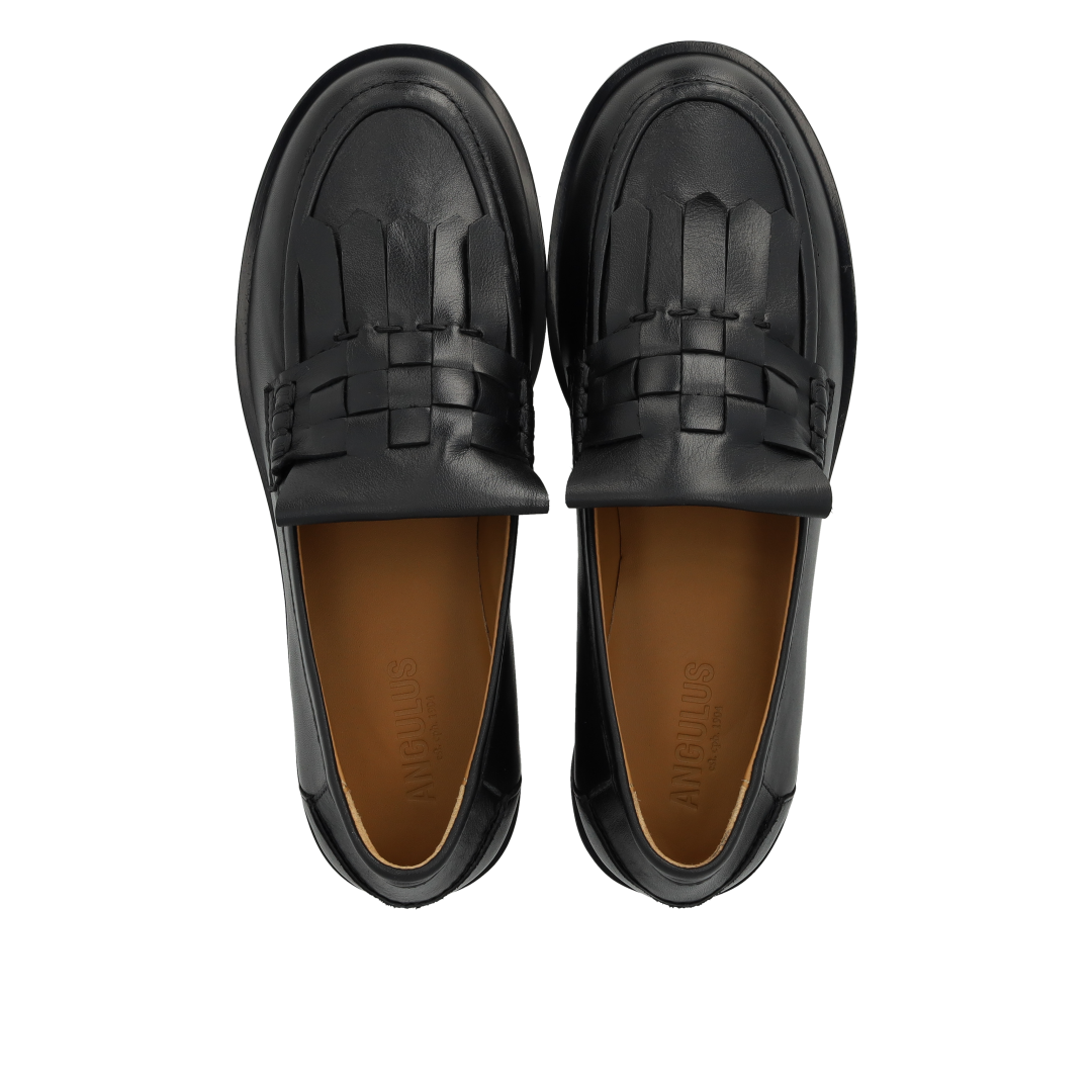 Loafer med fletdetalje