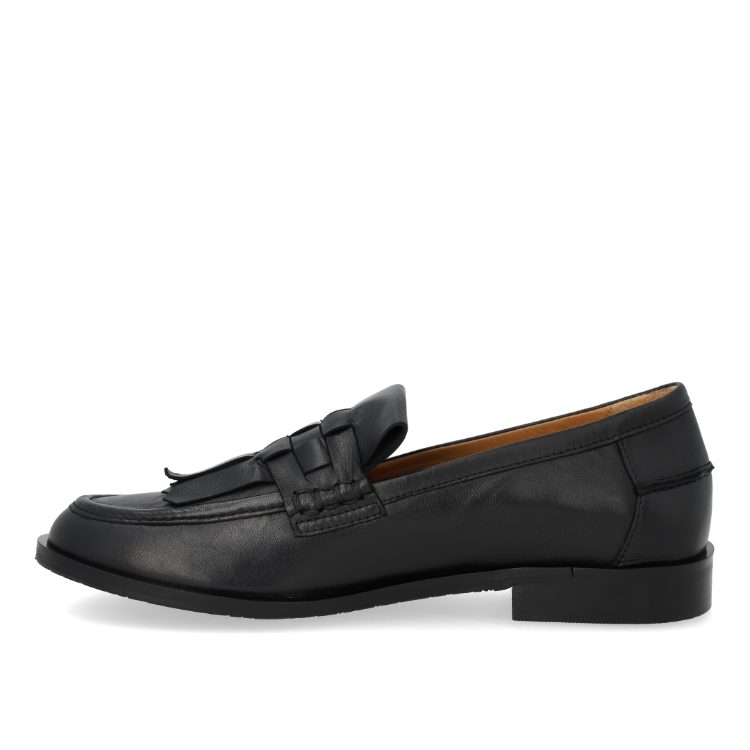 Loafer med fletdetalje