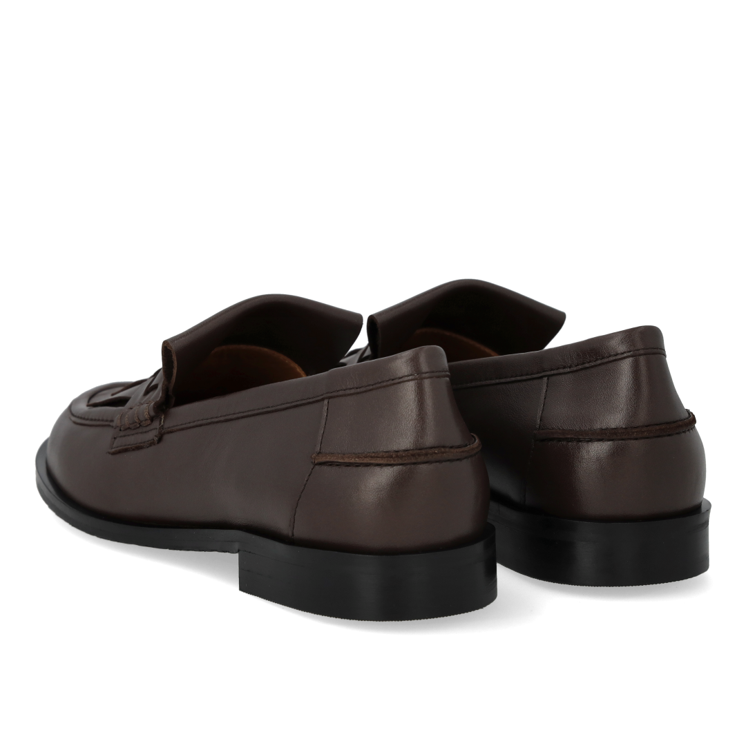Loafer med fletdetalje