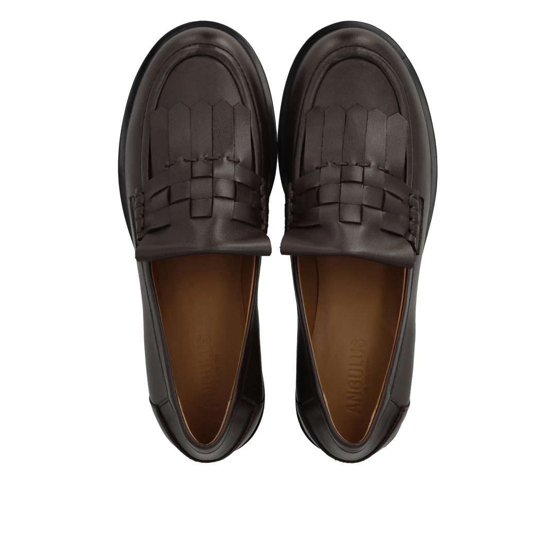 Loafer med fletdetalje
