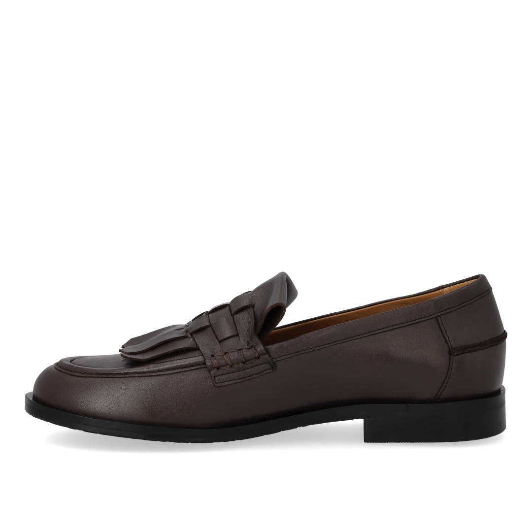 Loafer med fletdetalje