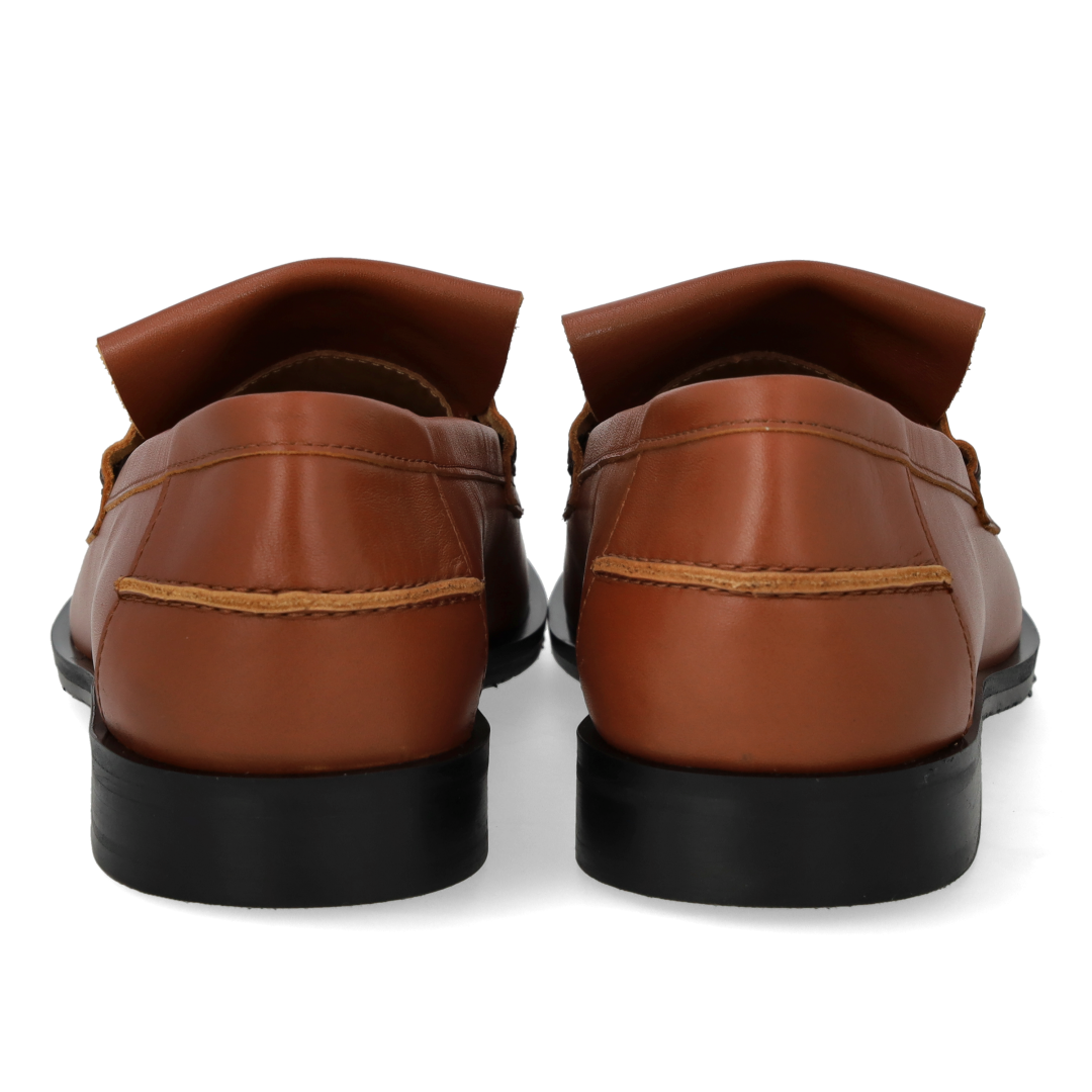 Loafer med fletdetalje