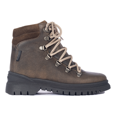 TEX-Snørestøvle med lynlås og uldfoer