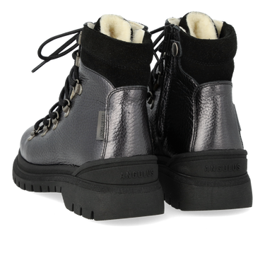 TEX-Snørestøvle med lynlås og uldfoer