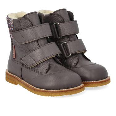 TEX Støvle med glitter og velcro