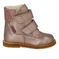 TEX-Støvle med glitter og velcro