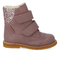 TEX-Støvle med glitter og velcro