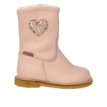 TEX-støvle med hjerte og lynlås