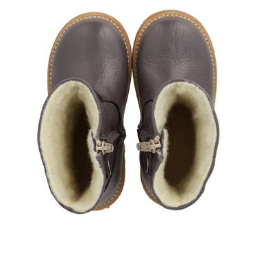 TEX-støvle med hjerte og lynlås