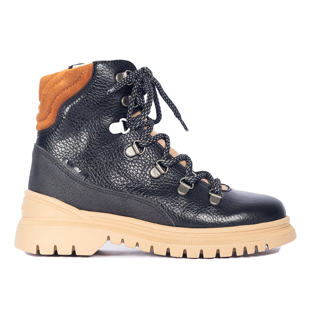Colourblock TEX-snørestøvle med kontrast eyelet