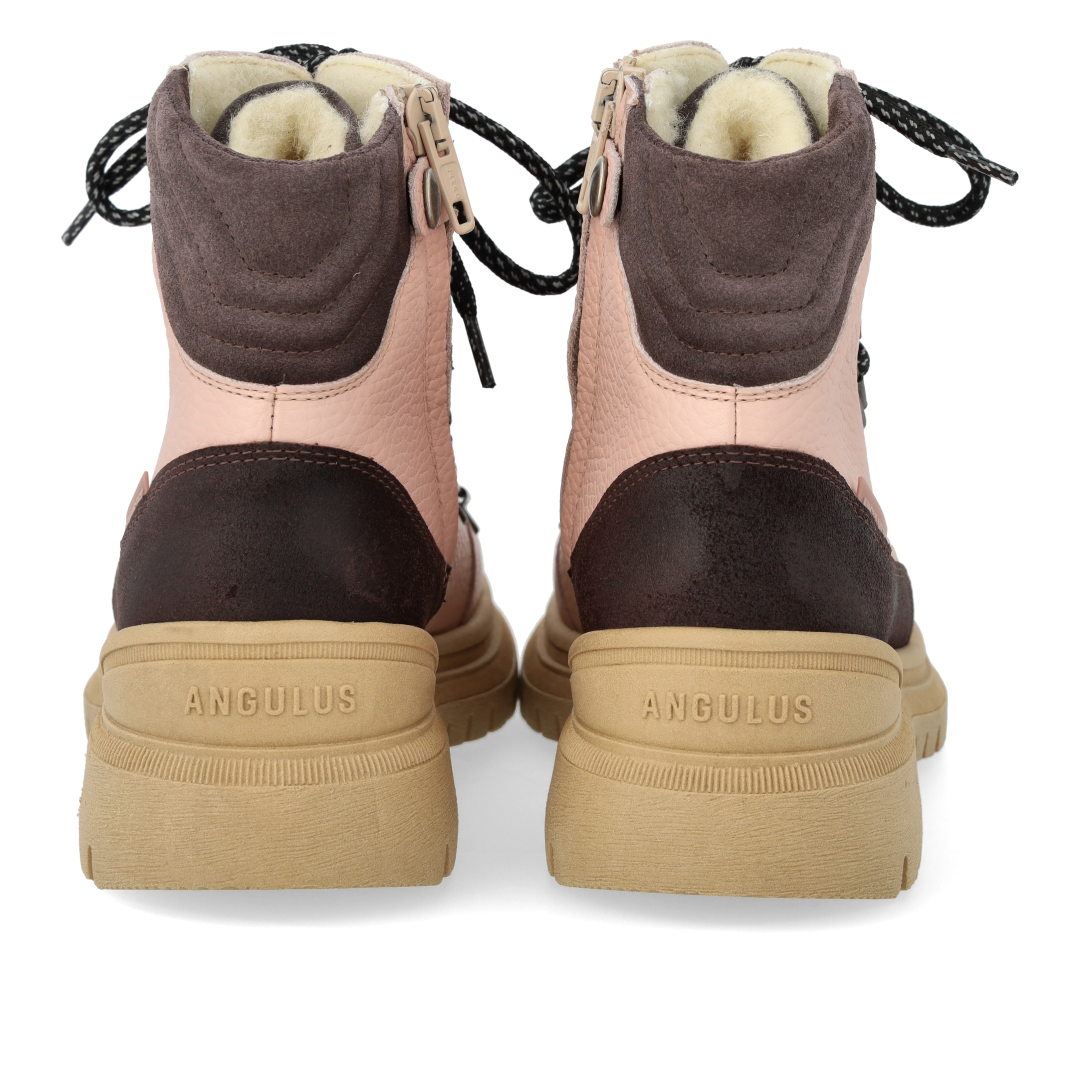 Colourblock TEX-snørestøvle med kontrast eyelet