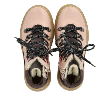 Colourblock TEX-snørestøvle med kontrast eyelet