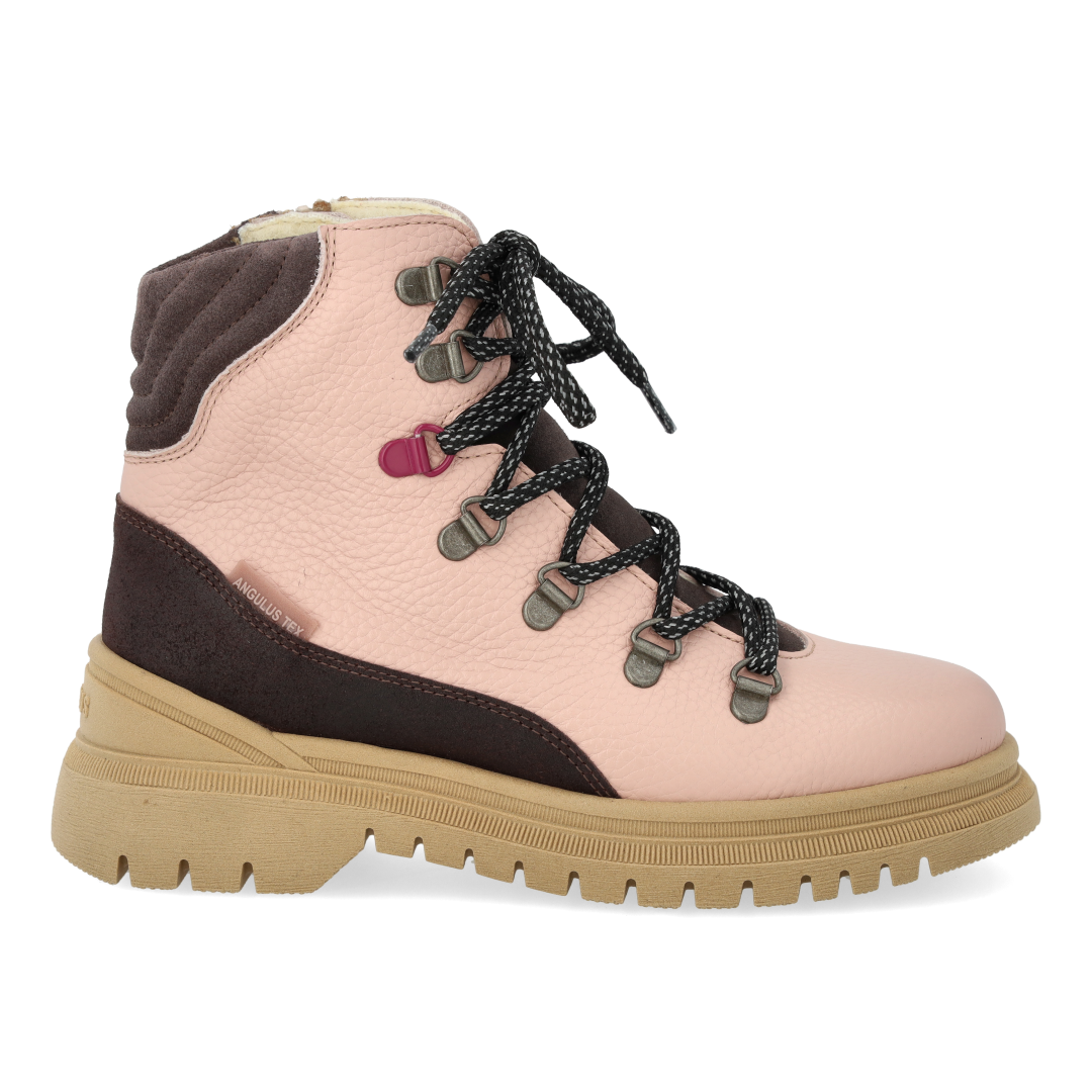 Colourblock TEX-snørestøvle med kontrast eyelet