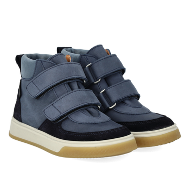 High-top TEX-sneaker i læder