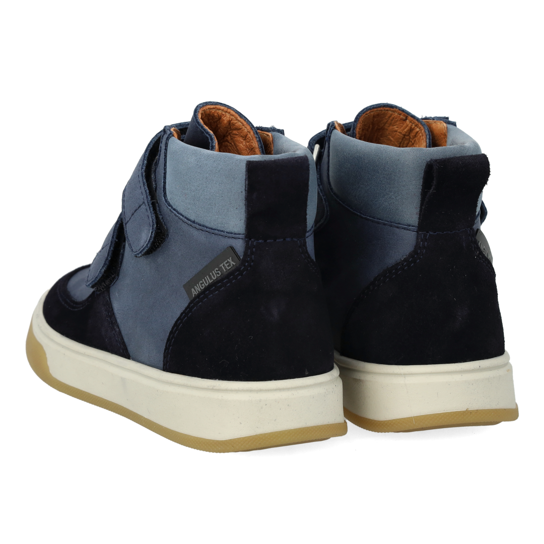High-top TEX-sneaker i læder