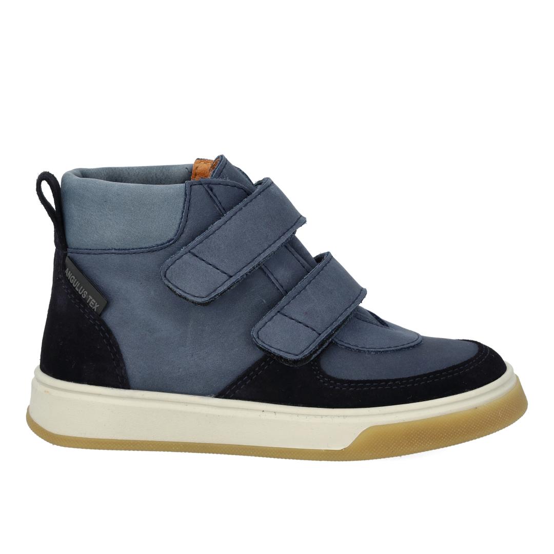 High-top TEX-sneaker i læder