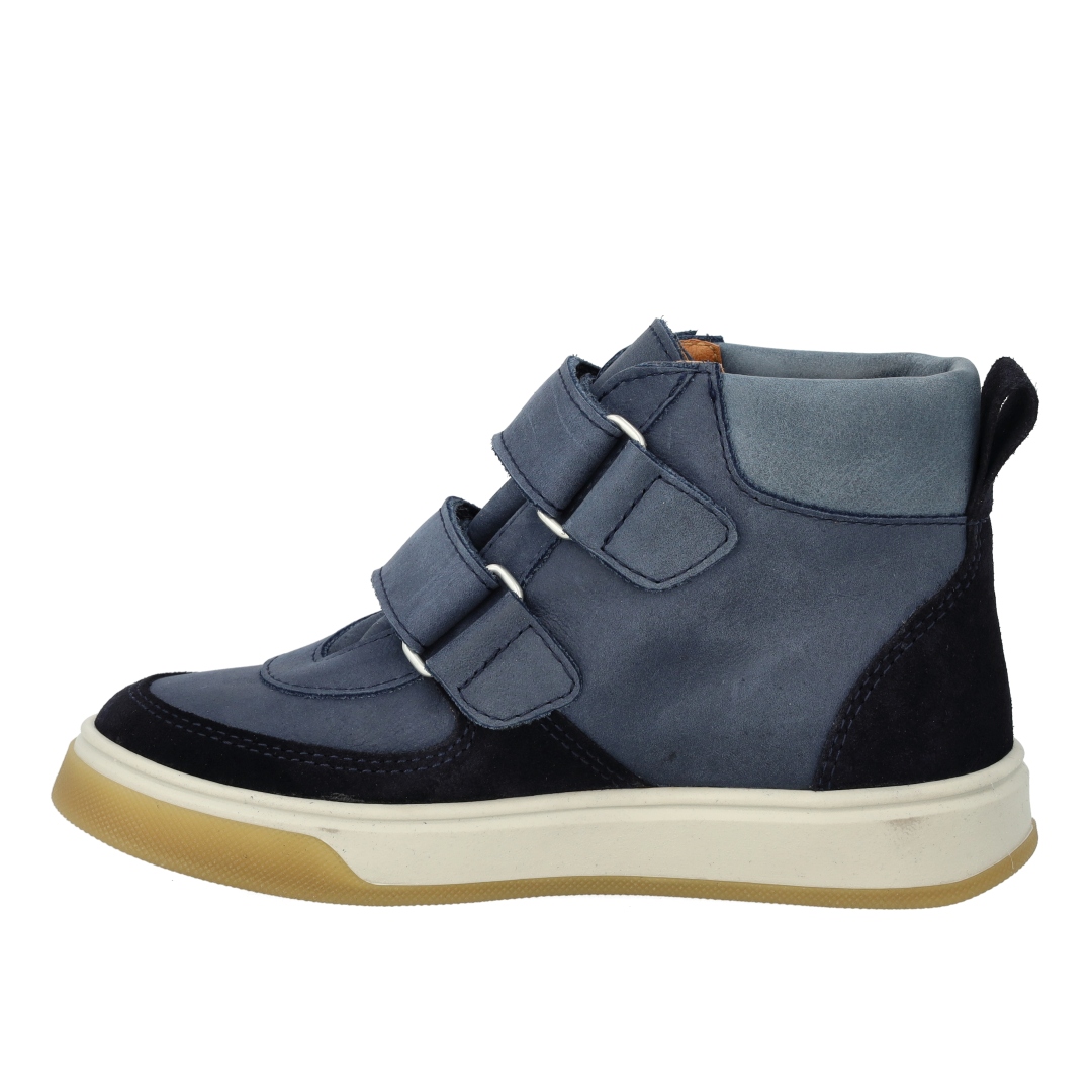 High-top TEX-sneaker i læder