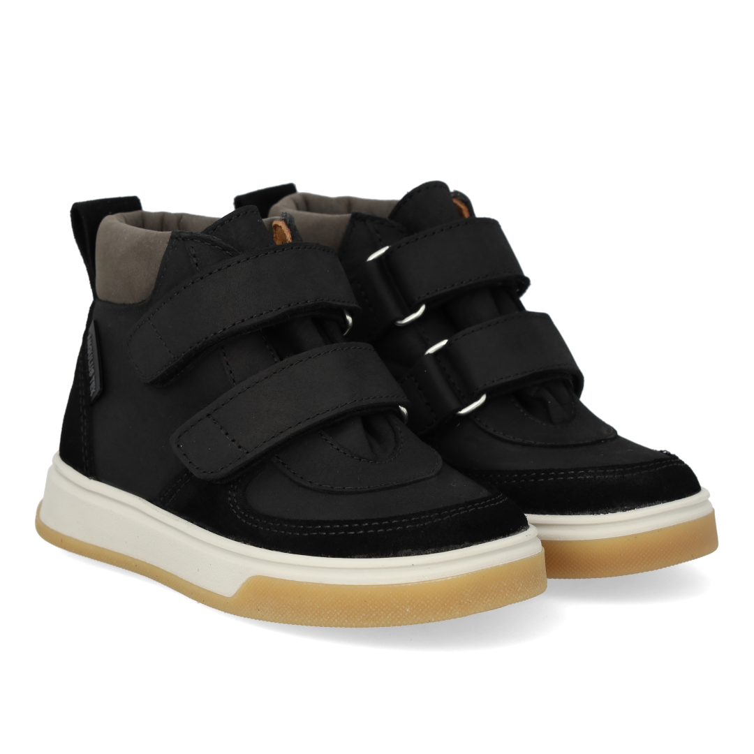 High-top TEX-sneaker i læder