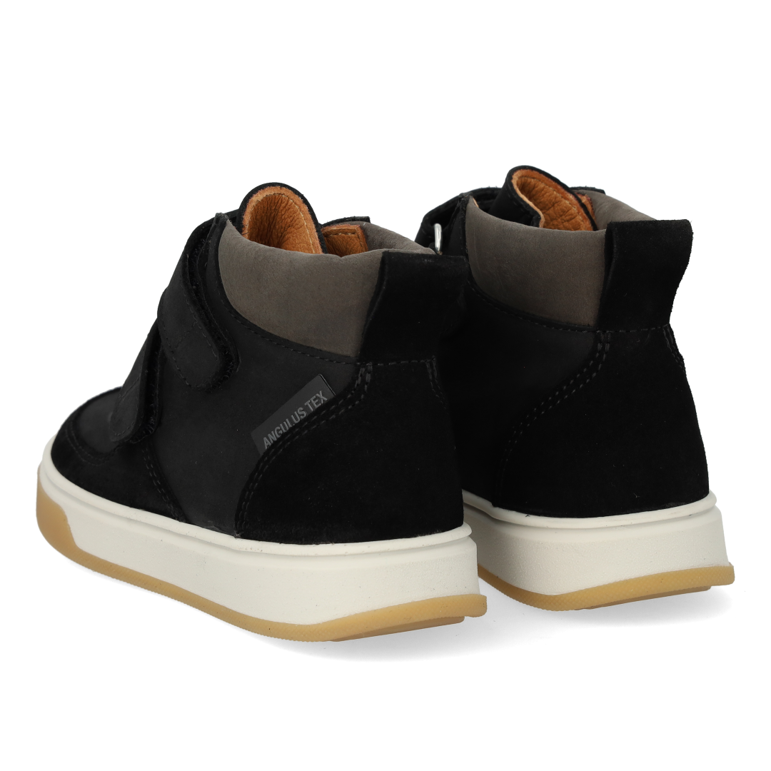 High-top TEX-sneaker i læder