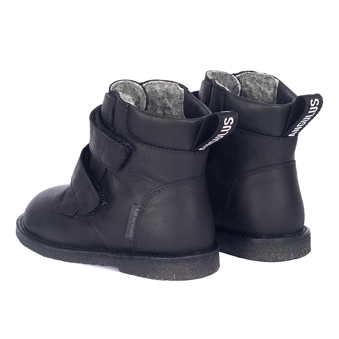 TEX-støvle med velcro og logostrop