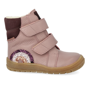 TEX-støvle med funklende glitterregnbue