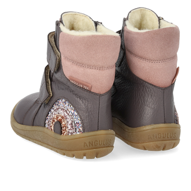 TEX-støvle med funklende glitterregnbue