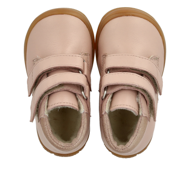 Den første sko med merino uldfoer