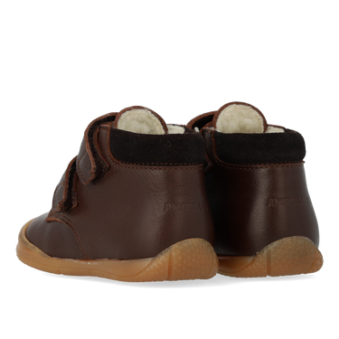 Den første sko med merino uldfoer