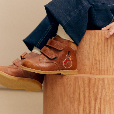 Begynder TEX-støvle med broderet snemand