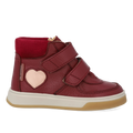 High-top TEX-sneaker med hjerte i lak