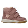 High-top TEX-sneaker med hjerte i lak
