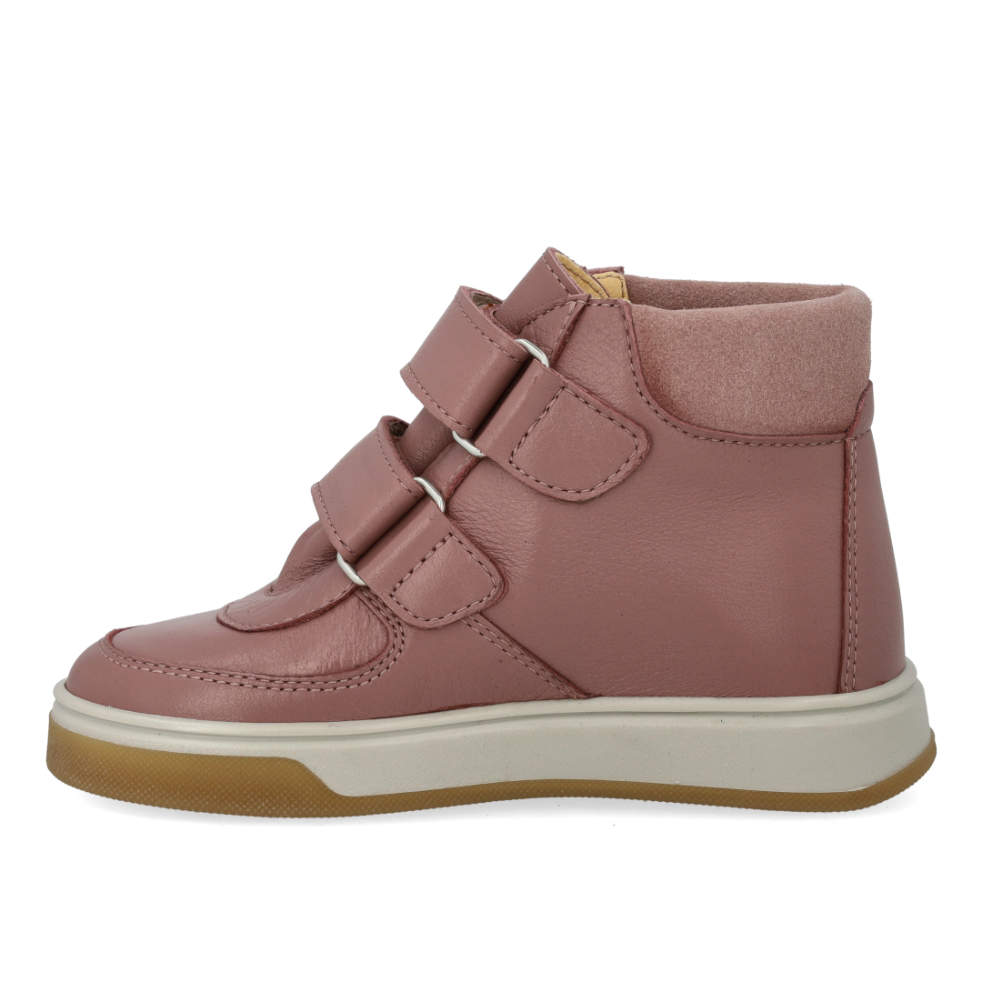 High-top TEX-sneaker med hjerte i lak