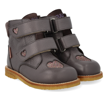 TEX-støvle med funklende glitterhjerter