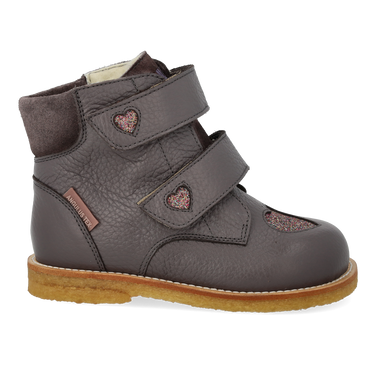 TEX-støvle med funklende glitterhjerter