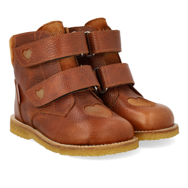 TEX-støvle med funklende glitterhjerter