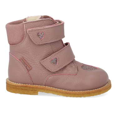 TEX-støvle med funklende glitterhjerter