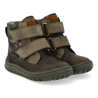 TEX-støvle i nylon med slidstærke læderdetaljer