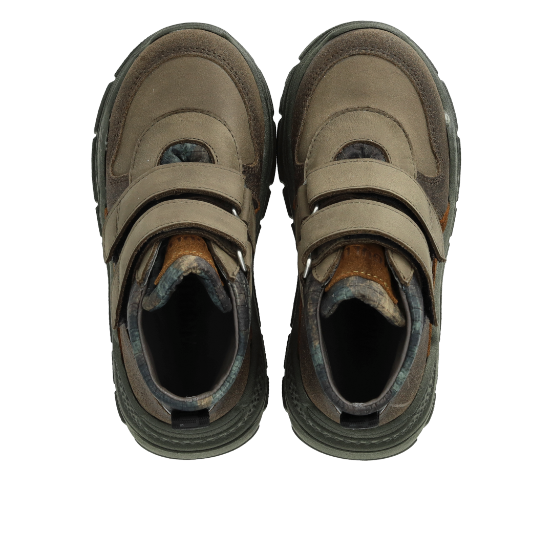 High-top TEX-sneaker i genanvendt nylon