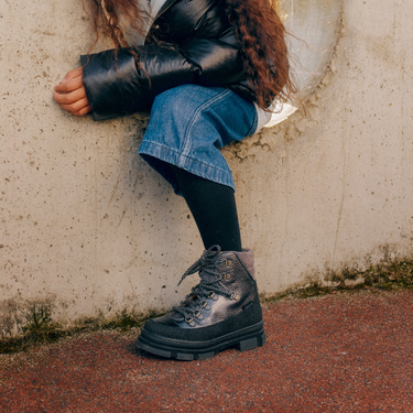 Chunky TEX-snørestøvle