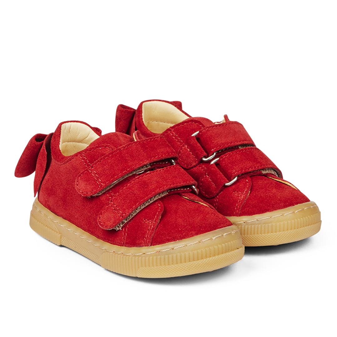 ANGULUS Klassisk sneaker med sløjfe - RED