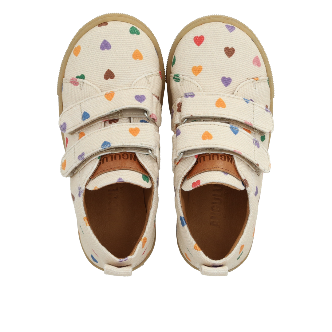 Klassisk sneaker i recycled bomuldskanvas