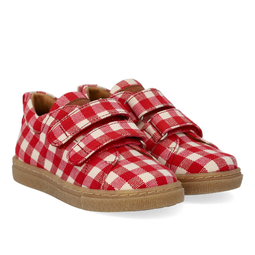 Klassisk sneaker i recycled bomuldskanvas