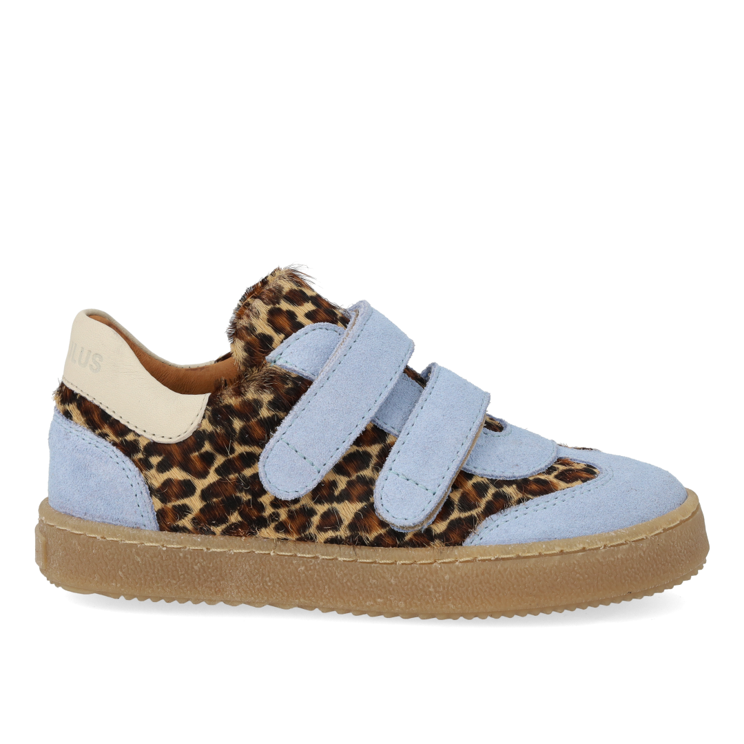 Court style sneaker med pony