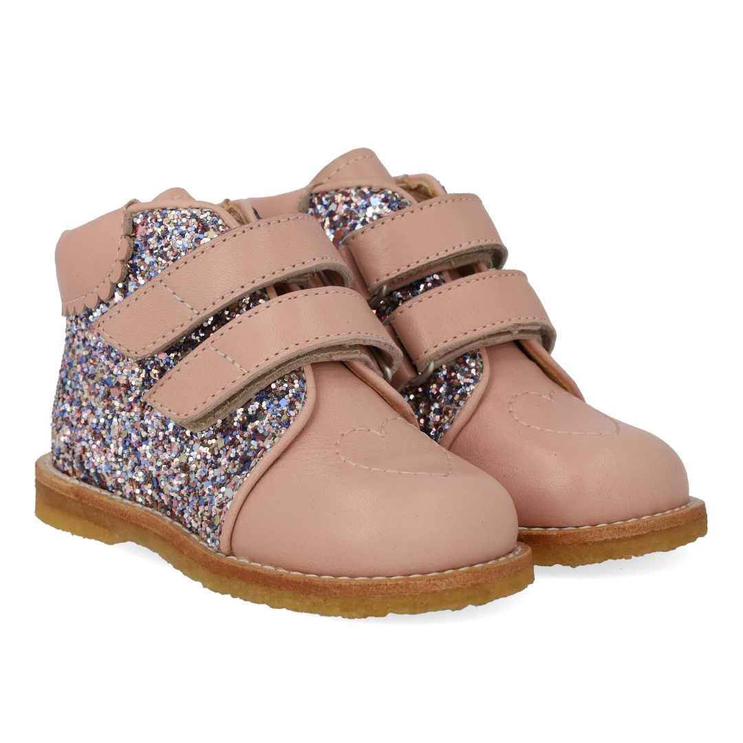 Velcrostøvle med glitter