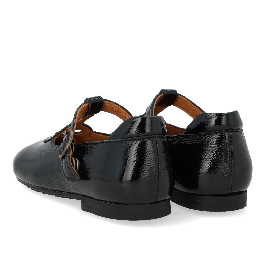 T-bar ballerina med cut-out hjerte