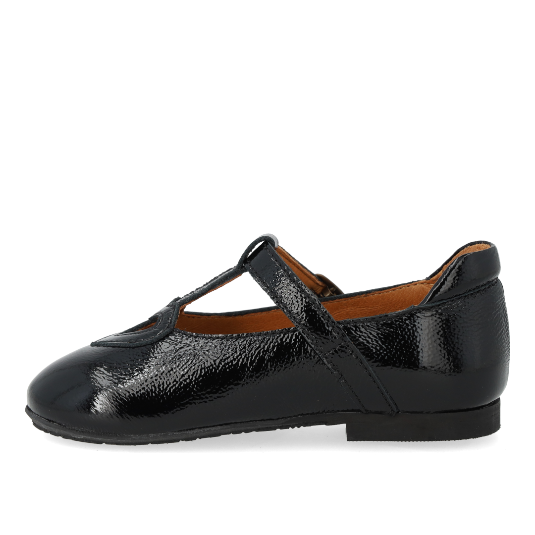 T-bar ballerina med cut-out hjerte
