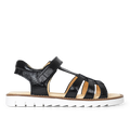 Sandal med T-rem og velcrolukning
