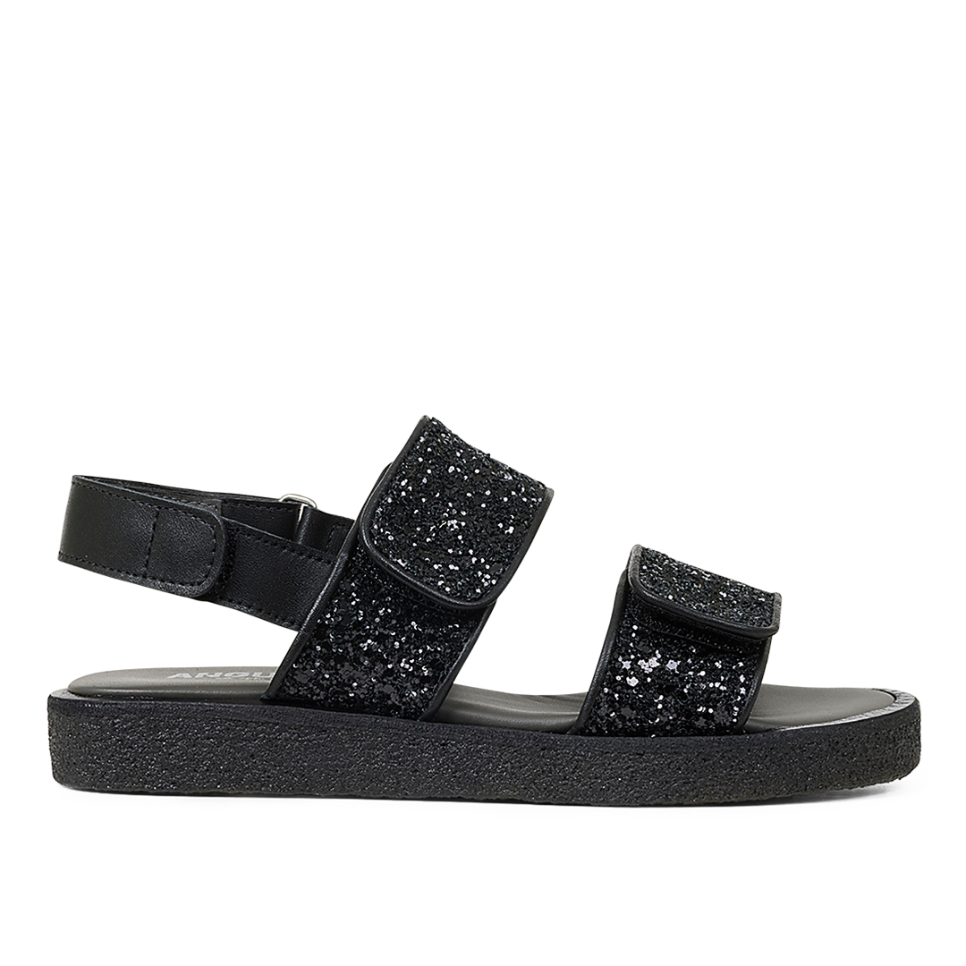Funklende glittersandal